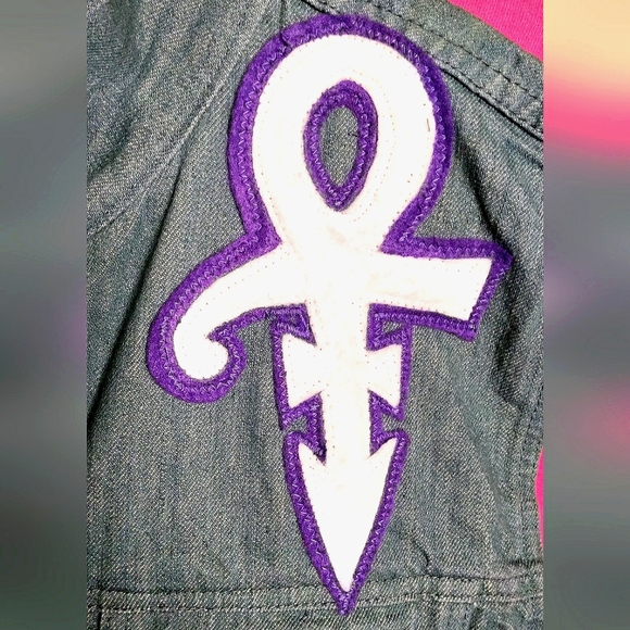 NEW! PRINCE ~"THE SYMBOL"~ Denim Vest! (2XL). Unisex - Picture 5 of 9